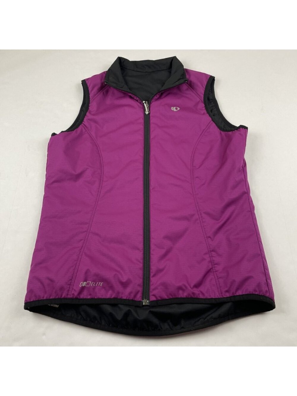 Pearl Izumi Elite Series Reversible Cycling Vest Women's L Purple Black Light